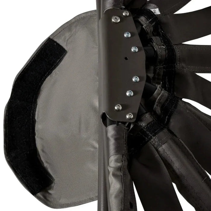 Single Egg Chair – Sand Brown | Foldable Hanging-Style Seater with Cushion and Metal Frame OUTSUNNY - Little and Giant Explorers Outsunny