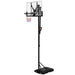 Six Level Height Adjustable Freestanding Basketball Hoop and Stand with Wheels - 235cm - 305cm - Little and Giant Explorers SPORTNOW