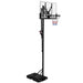 Six Level Height Adjustable Freestanding Basketball Hoop and Stand with Wheels - 235cm - 305cm - Little and Giant Explorers SPORTNOW