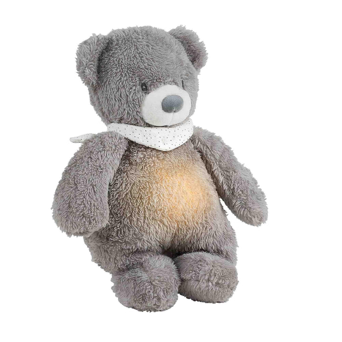 Sleepy Bear | Cuddly Nightlight in Grey - Little and Giant Explorers Nattou