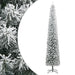 Slim Christmas Tree with Stand and Flocked Snow 300cm - Little and Giant Explorers vidaXL