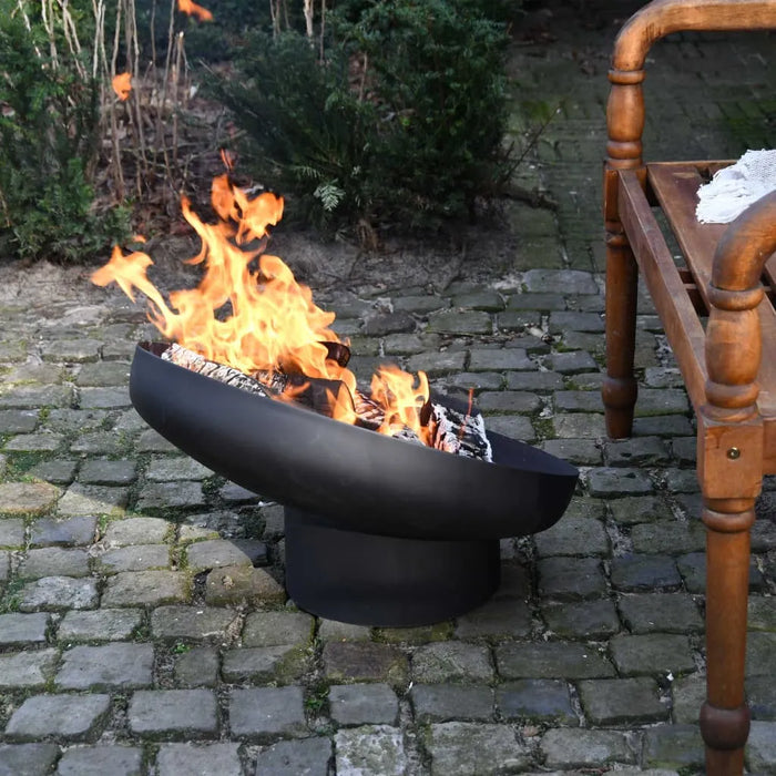 Sloping Fire Bowl in Black - Little and Giant Explorers Esschert Design