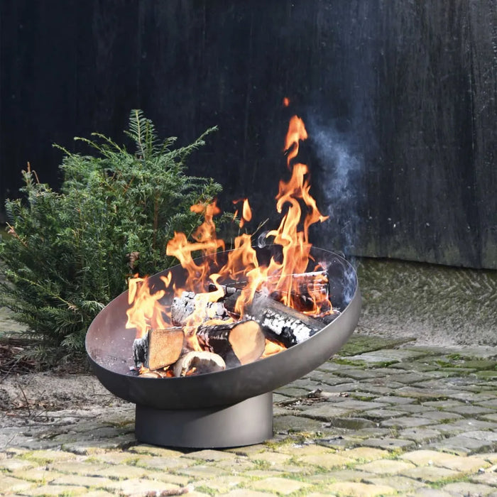 Sloping Fire Bowl in Black - Little and Giant Explorers Esschert Design