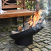 Sloping Fire Bowl in Black - Little and Giant Explorers Esschert Design