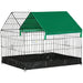 Small Animal Cage – Steel Wire Rabbit and Guinea Pig Enclosure | Oxford Bottom PAWHUT - Little and Giant Explorers PawHut