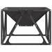 Small Black Wood-Burning Fire Pit – Cold-Rolled Steel | 50cm Square Modern Outdoor Heater VIDAXL - Little and Giant Explorers vidaXL