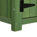 Small Wooden Garden Shed in Green (77 x 54.2 x 179cm) - Little and Giant Explorers Outsunny