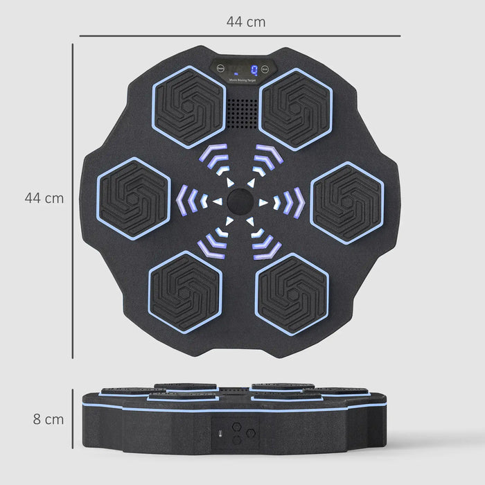 Smart Punching Machine | 9 Speed Levels with Bluetooth and LED Display - Little and Giant Explorers SPORTNOW