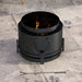 Smokeless Fire Pit – 37cm Matte Black | Ash Catcher and Poker Included OUTSUNNY - Little and Giant Explorers Outsunny