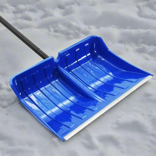 Snow Shovel Spade – 147cm Handle | Aluminium Edge - Blue Poly Scoop VIDAXL - Little and Giant Explorers vidaXL