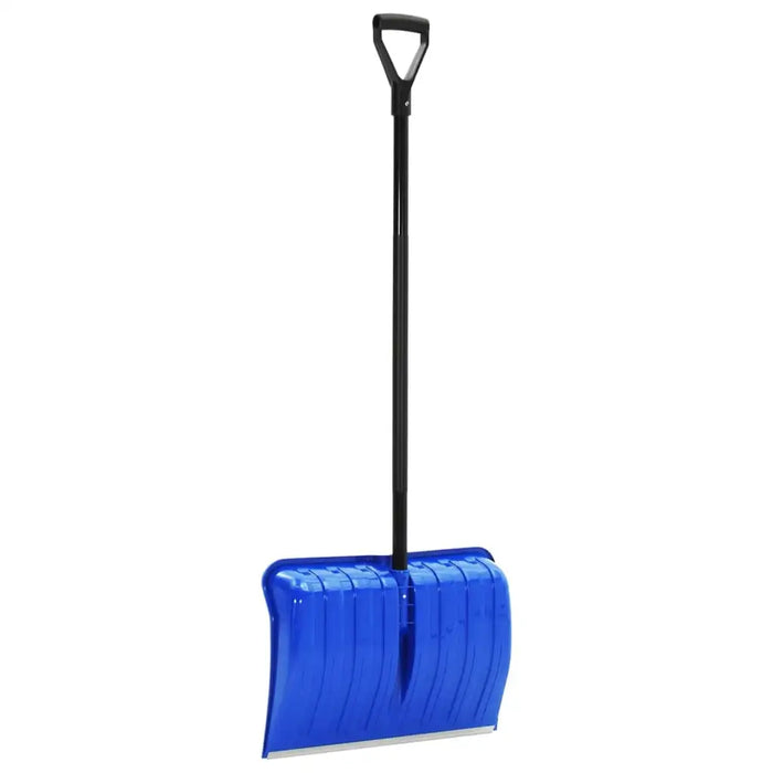 Snow Shovel Spade – 147cm Handle | Aluminium Edge - Blue Poly Scoop VIDAXL - Little and Giant Explorers vidaXL