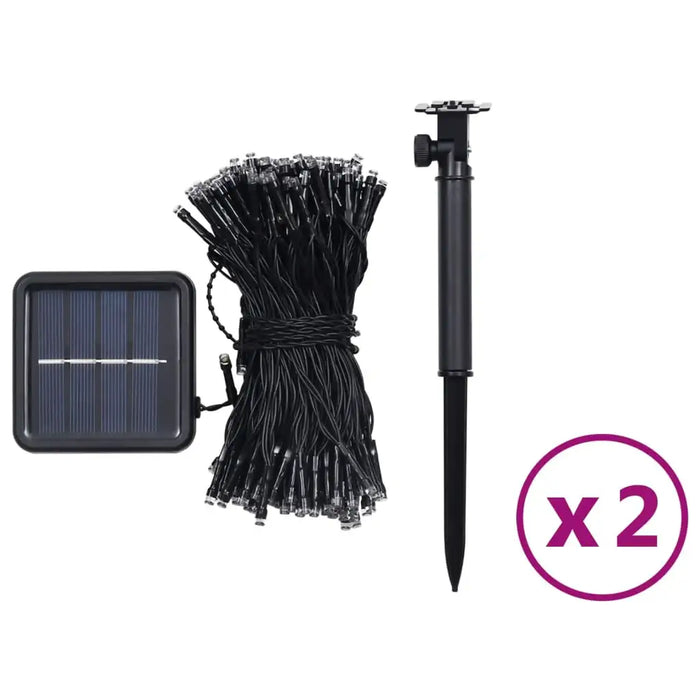 Solar Fairy Lights – 2 Pack | 400 LEDs, 8 Modes and Colourful VIDAXL - Little and Giant Explorers vidaXL