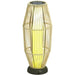 Solar Rattan Floor Lamp – Boho Garden Lantern | Round Wicker Shade - Warm LED Light OUTSUNNY - Little and Giant Explorers Outsunny