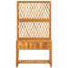 Planter with Trellis and Shelf 100x32x185 cm Solid Wood Acacia - Little and Giant Explorers vidaXL