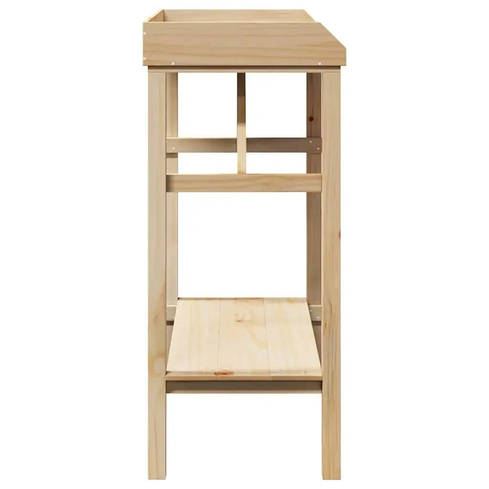Solid Pine Wood Plant Stand – 90cm Height | Multi-Tier Display Shelf VIDAXL - Little and Giant Explorers vidaXL