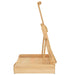 Solid pinewood table top easel with adjustable canvas support and built-in storage drawer