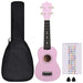 Soprano Ukulele Set with Bag for Kids in Pink 21" - Little and Giant Explorers vidaXL