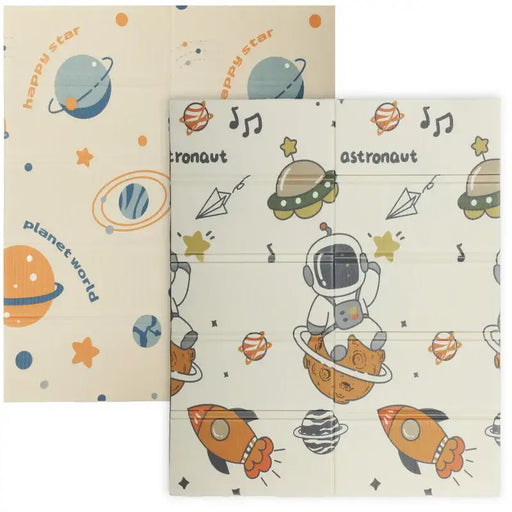 Space Baby Play Mat – Reversible Astronaut and Planet Design | Foldable 2.57㎡ Coverage AIYAPLAY - Little and Giant Explorers AIYAPLAY