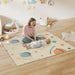 Space Baby Play Mat – Reversible Astronaut and Planet Design | Foldable 2.57㎡ Coverage AIYAPLAY - Little and Giant Explorers AIYAPLAY