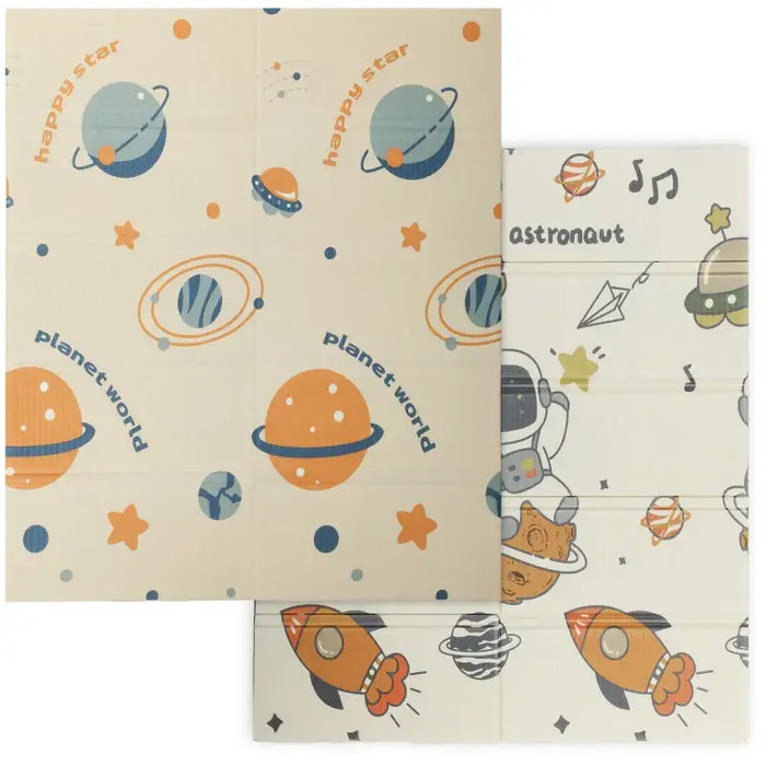 Space Baby Play Mat – Reversible Astronaut and Planet Design | Foldable 2.57㎡ Coverage AIYAPLAY - Little and Giant Explorers AIYAPLAY
