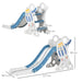 Space Themed Freestanding Baby Slide in Blue - Little and Giant Explorers AIYAPLAY