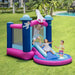 Space Themed Party Bounce House with Blower - Little and Giant Explorers Costway