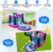 Space Themed Party Bounce House with Blower - Little and Giant Explorers Costway