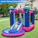 Space Themed Party Bounce House with Blower - Little and Giant Explorers Costway