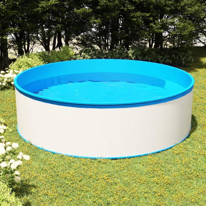 Splasher Pool in White (350 x 90cm) - Little and Giant Explorers vidaXL