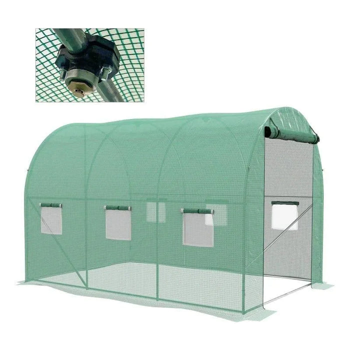 Sprinkler System Polytunnel Greenhouse 3 x 2(m) - Little and Giant Explorers Outsunny