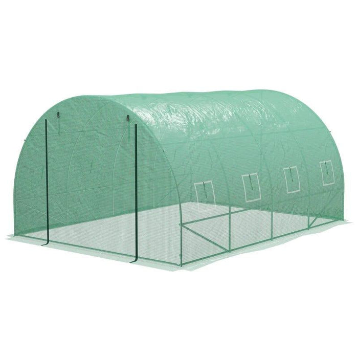 Sprinkler System Polytunnel Greenhouse 4 x 3(m) - Little and Giant Explorers Outsunny