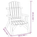 Spruce Garden Chair in Solid Wood - Little and Giant Explorers vidaXL