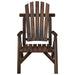 Spruce Garden Chair in Solid Wood - Little and Giant Explorers vidaXL