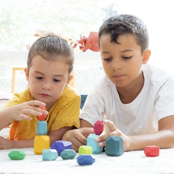 Stacking Wooden Balancing Stones - Little and Giant Explorers InnovaGoods