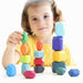 Stacking Wooden Balancing Stones - Little and Giant Explorers InnovaGoods