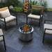 Stainless Steel Smokeless Fire Pit | Modern Dual-Chamber Design with Poker OUTSUNNY - Little and Giant Explorers Outsunny