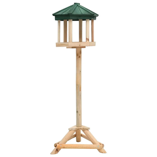 Standing Bird Feeder in Solid Firwood (33 x 110cm) - Little and Giant Explorers vidaXL