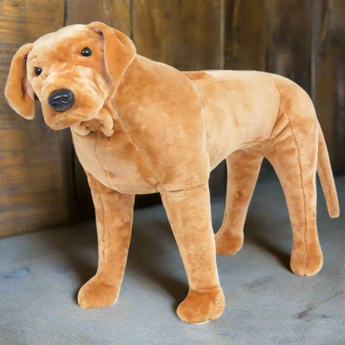 Standing Plush Toy Labrador Dog Light Brown XXL - Little and Giant Explorers vidaXL