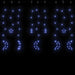 Star and Moon Fairy Lights with 345 LEDs in Blue - Little and Giant Explorers vidaXL