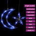 Star and Moon Fairy Lights with 345 LEDs in Blue - Little and Giant Explorers vidaXL