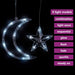 Star and Moon Fairy Lights with 345 LEDs in Cold White - Little and Giant Explorers vidaXL