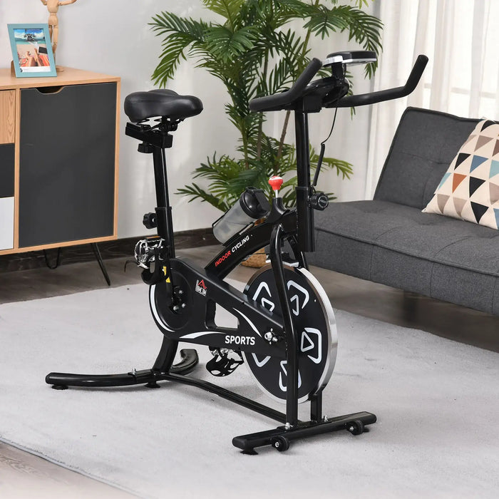 6kg Flywheel Fitness Cardio Workout Bike Trainer - Little and Giant Explorers SPORTNOW