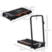 Steel Folding Motorised Home Treadmill with LCD Monitor - Little and Giant Explorers HOMCOM