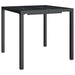 Garden Table Anthracite 80x80x72 cm Steel - Little and Giant Explorers vidaXL