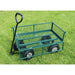 Steel Mesh Gardeners Cart in Green and Black - Little and Giant Explorers Draper Tools