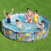 Steel Pro Animal Print Above-Ground Swimming Pool – 305 x 66cm | 4,062L Capacity BESTWAY - Little and Giant Explorers Bestway