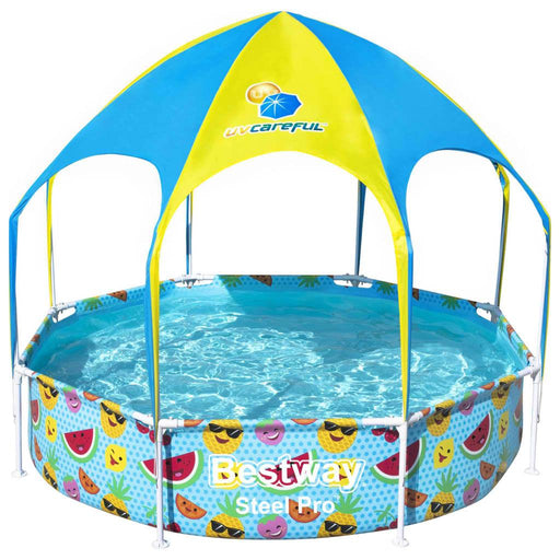 Steel Pro UV Careful Above Ground Pool for Kids (244 x 51cm) - Little and Giant Explorers Bestway