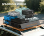 Steel Roof Rack Basket | Universal Vehicle Cargo System - Little and Giant Explorers HOMCOM