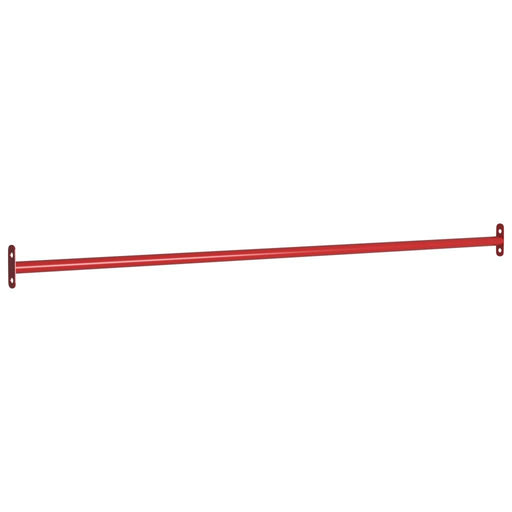 Steel Turning Bar in Red 125cm - Little and Giant Explorers vidaXL