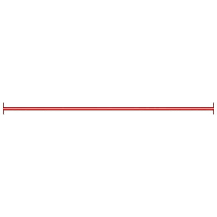 Steel Turning Bar in Red 125cm - Little and Giant Explorers vidaXL